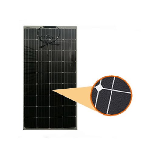 پانل های خورشیدی انعطاف پذیر فیلم نازک 160 وات لمینیت ETFE 0