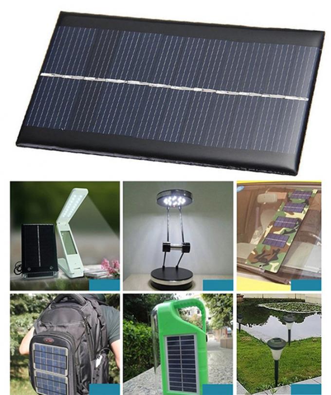 پانل های خورشیدی 12 سلولی Epoxy 1W 6v 9v 12 ولت 4
