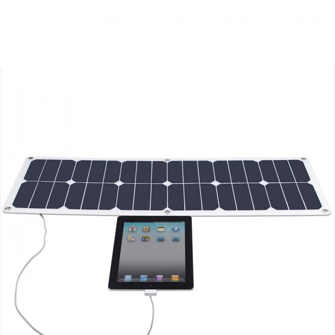 پانل های خورشیدی قابل انعطاف 40W PET برای شارژ لپ تاپ 1