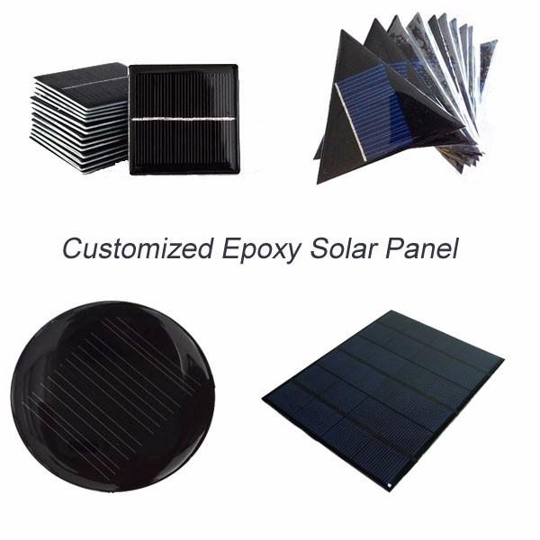 پانل های خورشیدی 1W 2W 3W 1W 2V 3V 5V Epoxy Resin PET 2