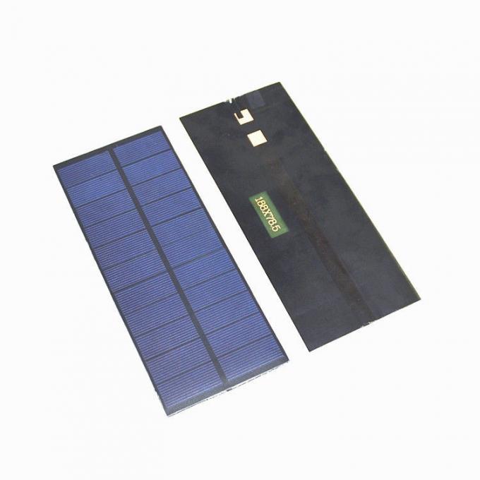 پنل خورشیدی اپوکسی پلی کریستالی با وزن سبک 2.2W 5.5 ولت 0